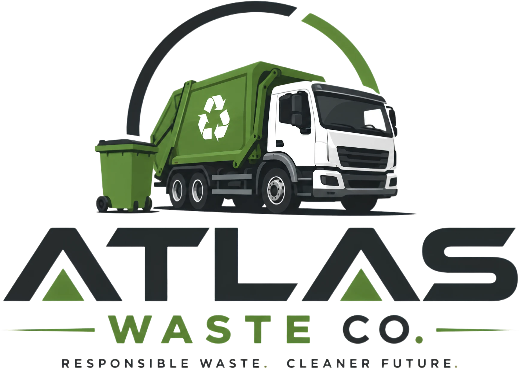 Atlas Waste Co. licensed waste carrier branding